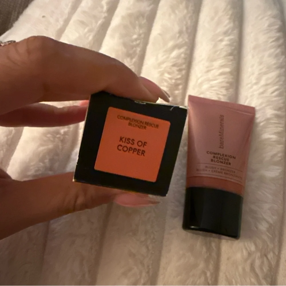 NEW bareMinerals COMPLEXION RESCUE LIQUID BLONZER Kiss of Copper Blush Bronzer